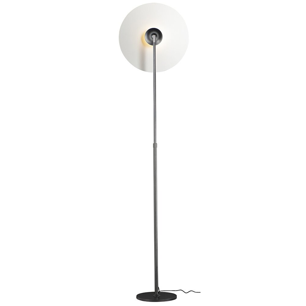 LED Floor Lamp in White / Black