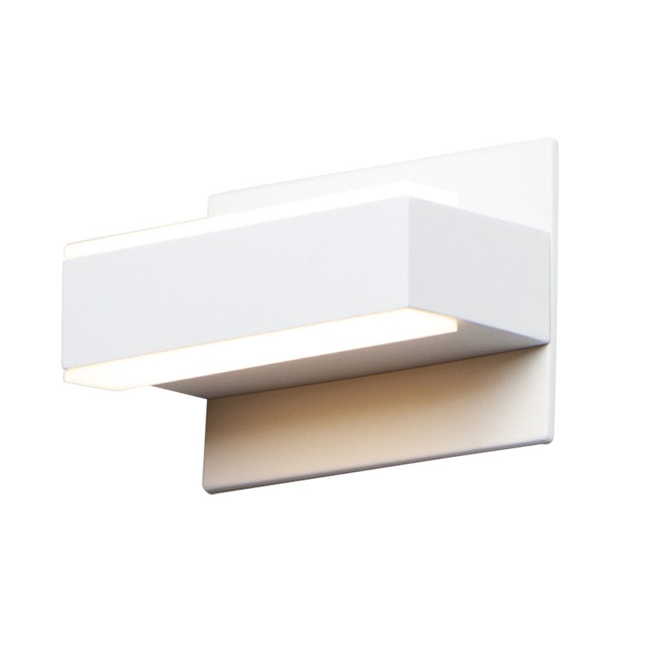 7" LED Wall Sconce in White