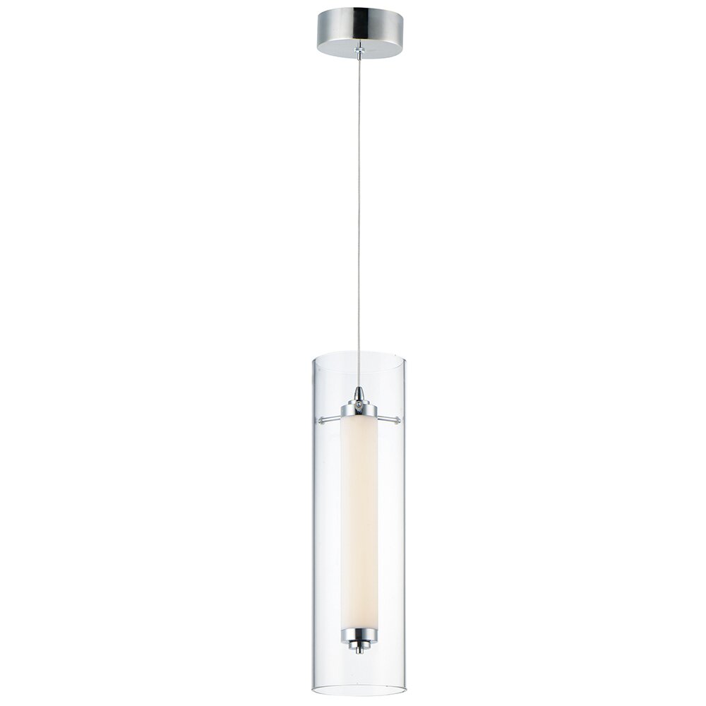 Small LED Pendant in Polished Chrome