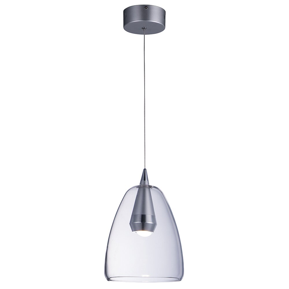 LED Pendant in Polished Chrome / Silver