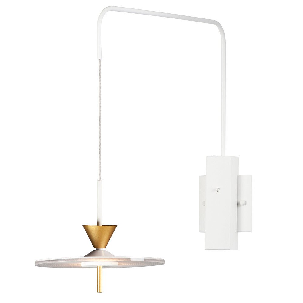 LED Pin-Up Wall Sconce in Matte White