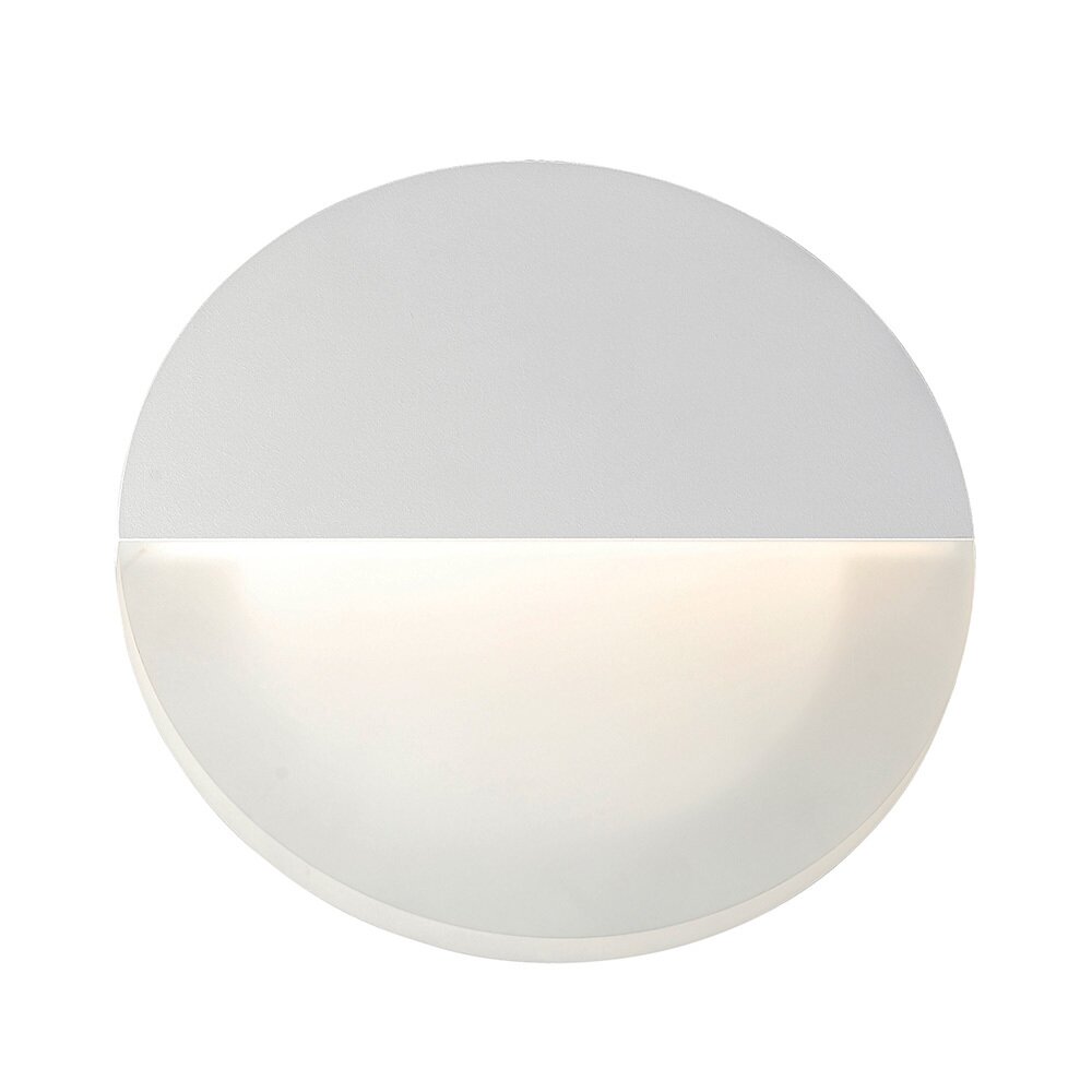Glow LED Outdoor Wall Sconce in White