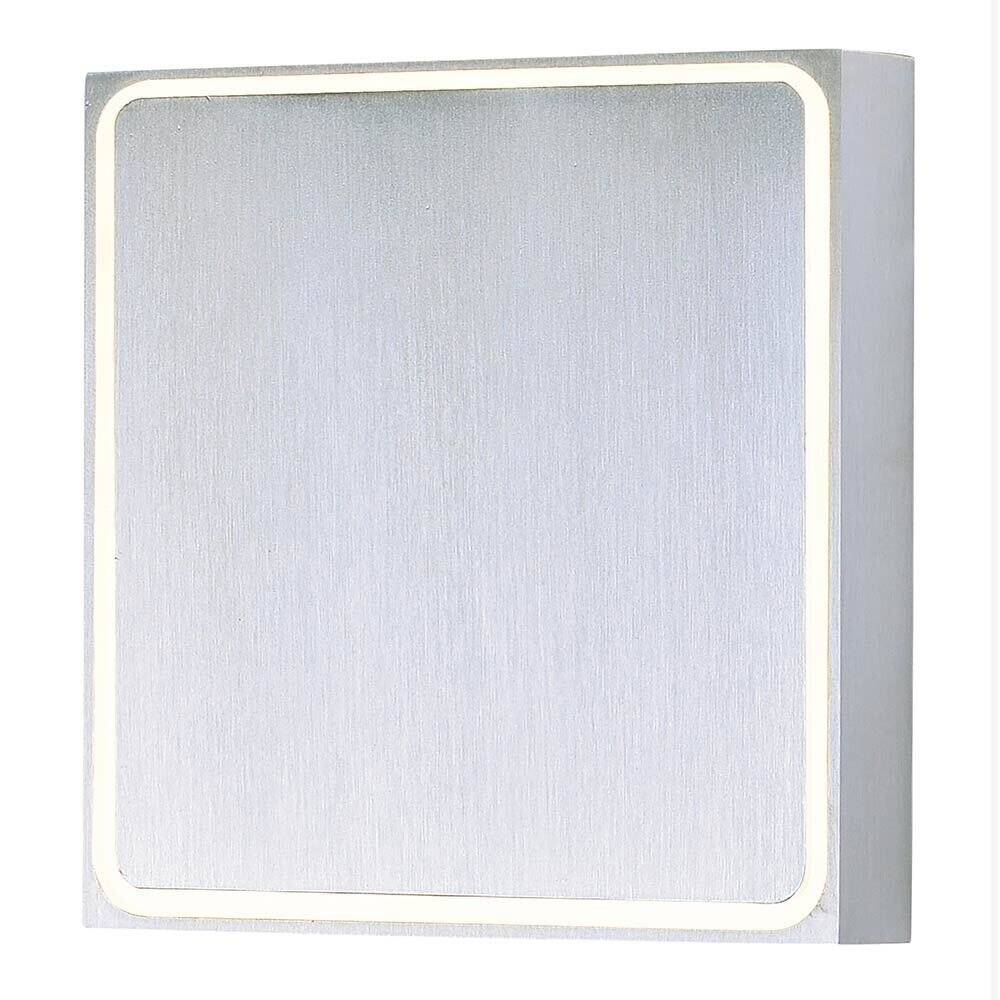 Outline LED Outdoor Wall Sconce in Satin Aluminum