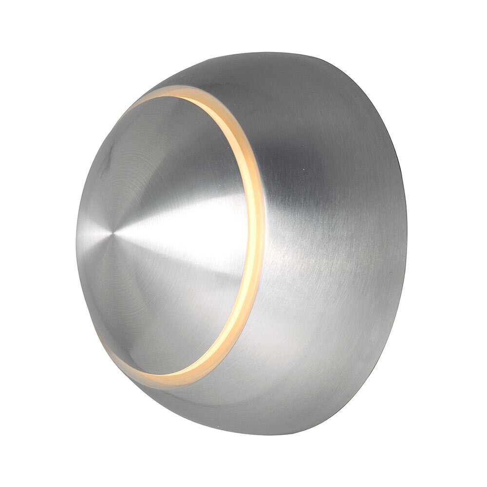 Fulcrum LED Outdoor Wall Sconce in Satin Aluminum