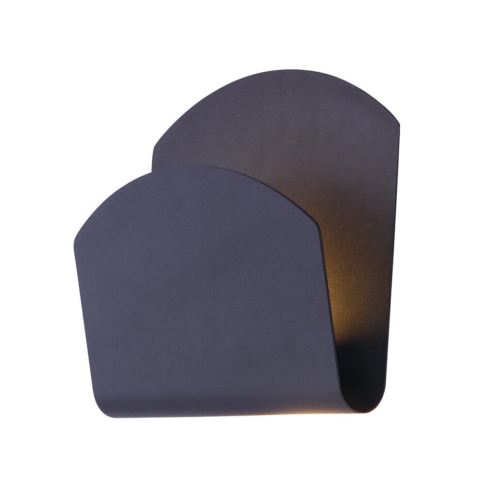 Lapel LED Outdoor Wall Sconce in Bronze