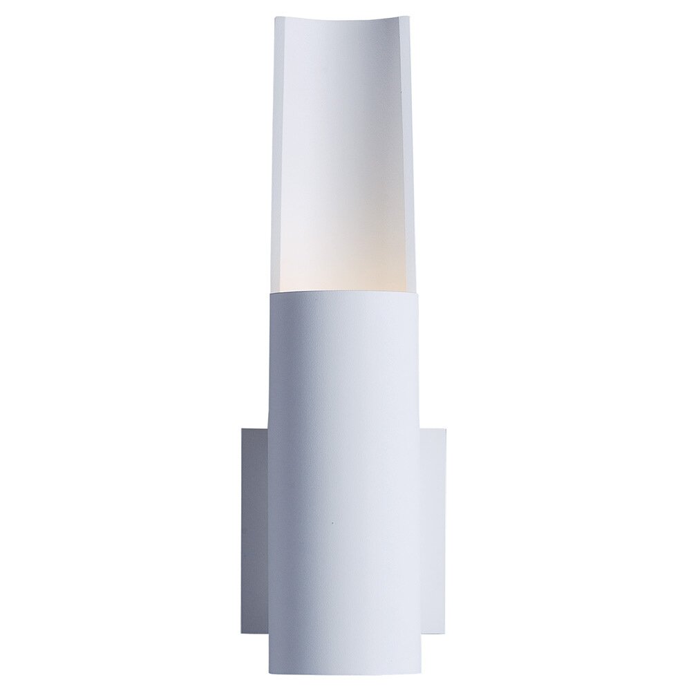 Runway LED Outdoor Wall Sconce in White