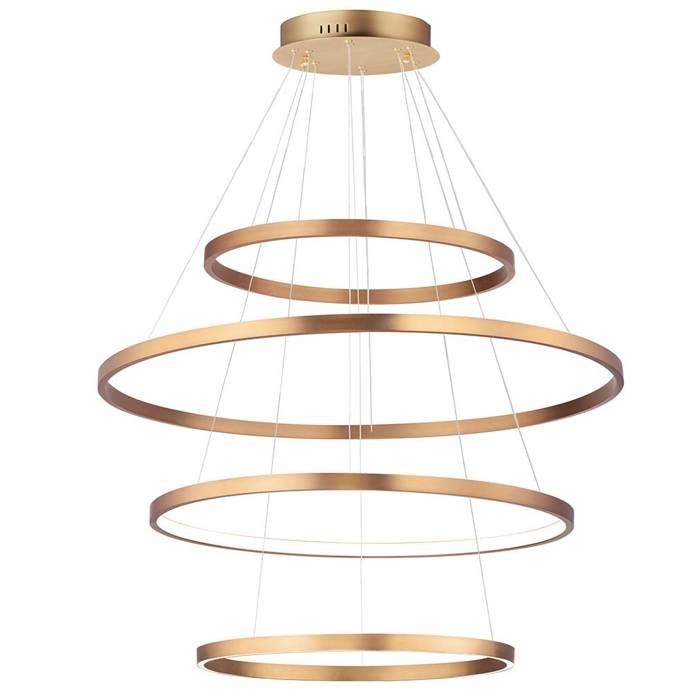4-Tier LED Pendant in Gold