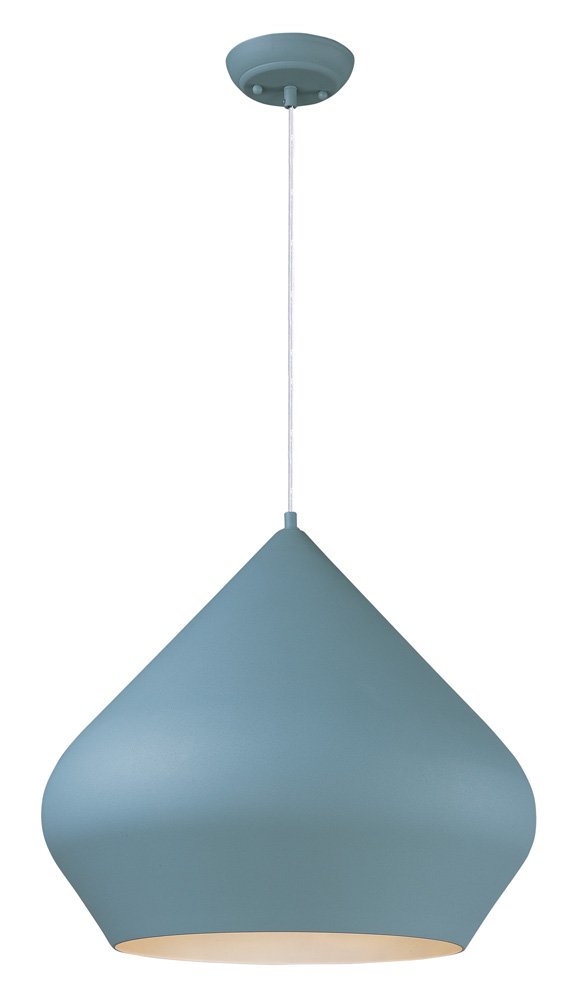 Apex 1-Light Pendant in Steel Blue