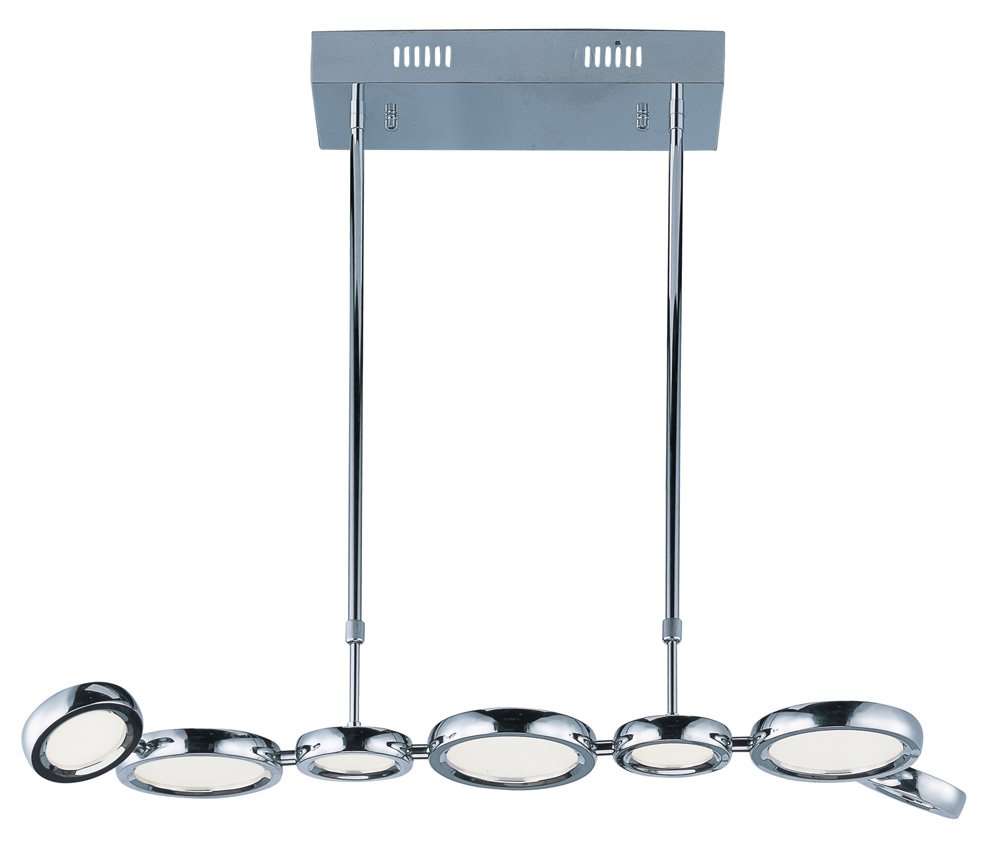 Timbale 7-Light LED Pendant in Polished Chrome