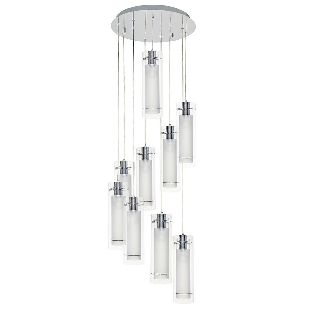 Frost 9-Light Pendant in Polished Chrome