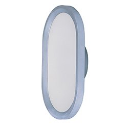 Moonbeam LED Wall Sconce in Metallic Silver