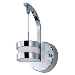 Disco 1-Light LED Wall Sconce in Polished Chrome