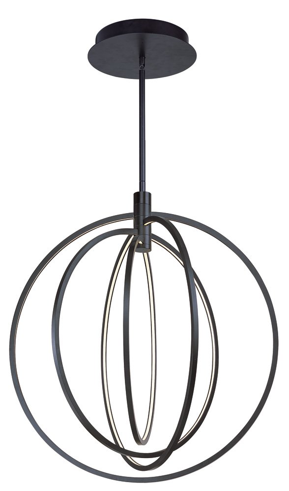 Concentric LED Pendant in Bronze