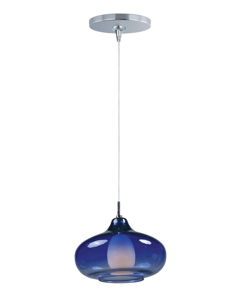 Graduating 1-Light RapidJack Pendant and Canopy in Polished Chrome