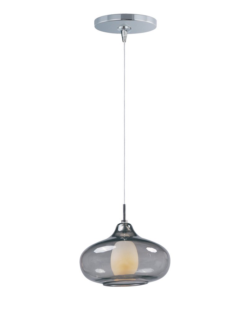 Graduating 1-Light RapidJack Pendant and Canopy in Polished Chrome