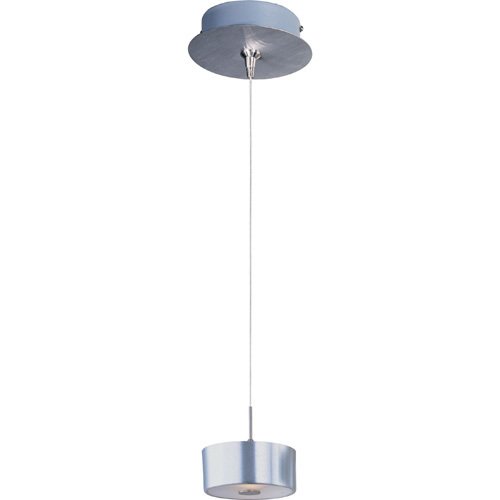 6" 1-Light RapidJack Pendant and Canopy in Satin Nickel with Frost White Glass