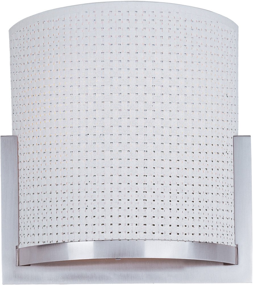 Elements 1-Light Wall Sconce in Satin Nickel