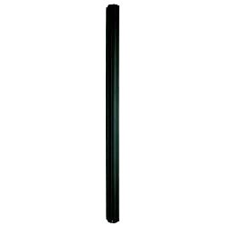 84" Burial Pole with Photo Cell in Black