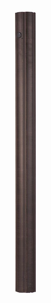 84" Burial Pole with Photo Cell in Oil Rubbed Bronze