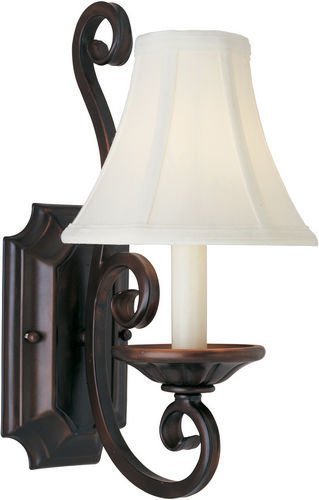 7" 1-Light Wall Sconce in Shades with Oil Rubbed Bronze