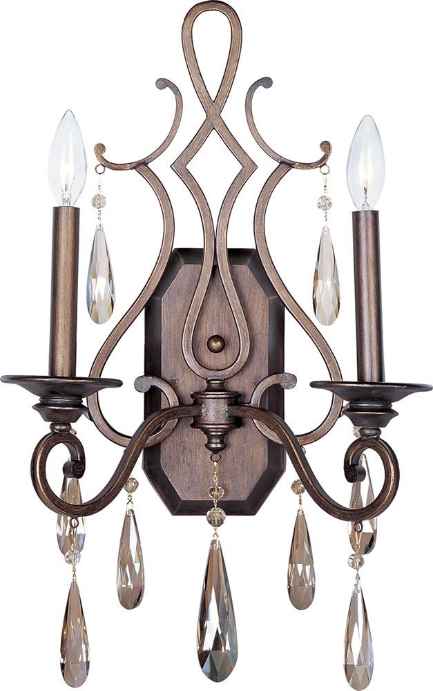 Chic 2-Light Wall Sconce in Heritage