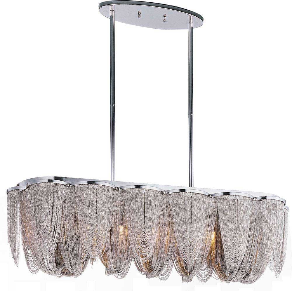 Chantilly 7-Light Pendant in Polished Nickel