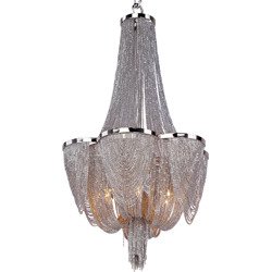 Chantilly 6-Light Chandelier in Polished Nickel