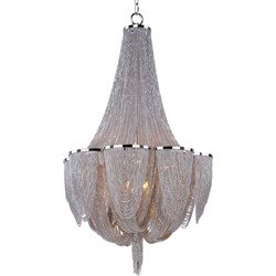 Chantilly 10-Light Chandelier in Polished Nickel