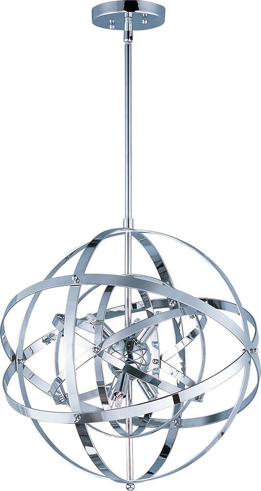 Sputnik 6-Light Pendant in Polished Chrome