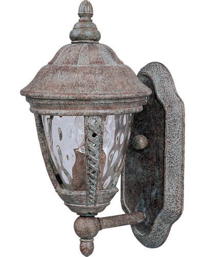 6 1/2" Whittier Cast 1-Light Outdoor Wall Lantern in Earth Tone with Water Glass