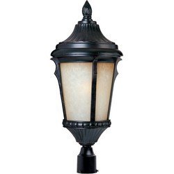 Odessa LED 1-Light Outdoor Pole/Post Lantern in Espresso