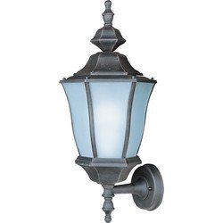 Madrona LED 1-Light Outdoor Wall Lantern in Rust Patina