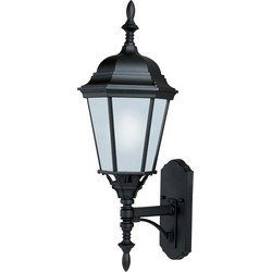 Westlake LED 1-Light Outdoor Wall Lantern in Black