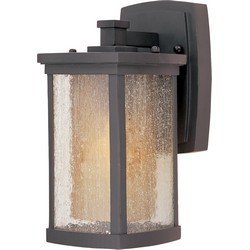 Bungalow LED 1-Light Wall Lantern in Bronze
