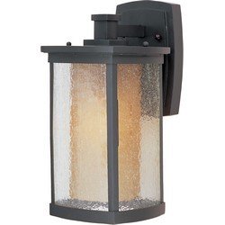 Bungalow LED 1-Light Wall Lantern in Bronze