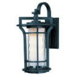 Oakville LED 1-Light Outdoor Wall Lantern in Black Oxide