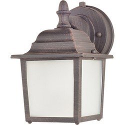 1-Light LED Outdoor Wall Mount in Rust Patina