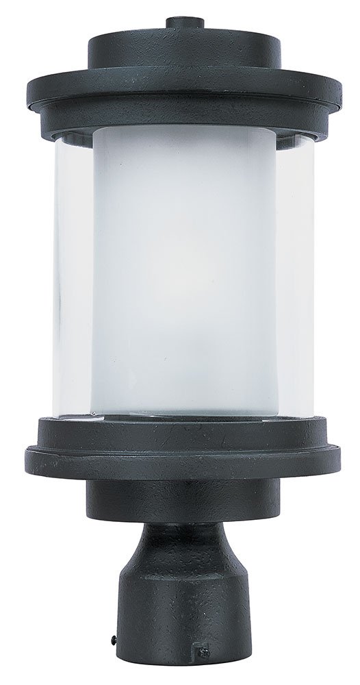 Lighthouse 1-Light Outdoor Post in Anthracite