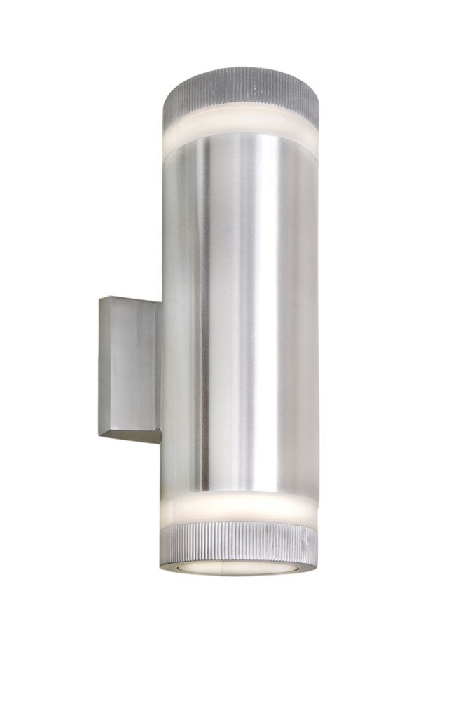 Lightray 2-Light Wall Sconce in Brushed Aluminum