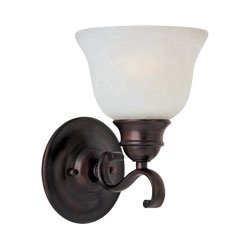 Linda EE 1-Light Wall Sconce in Oil Rubbed Bronze