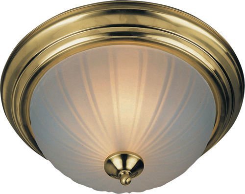 11 1/2" 1-Light in Polished Brass with Frosted Glass