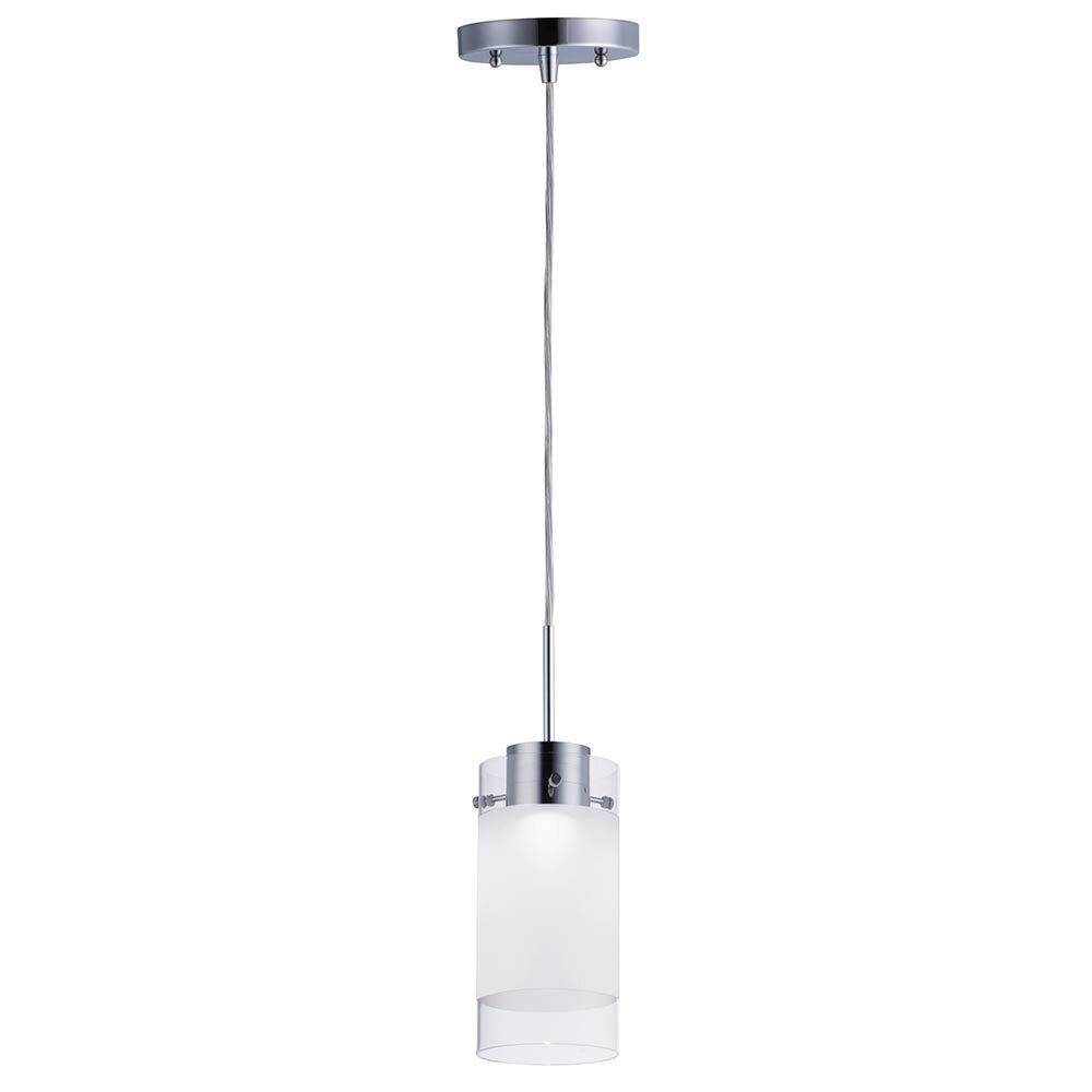 Small LED Pendant in Polished Chrome