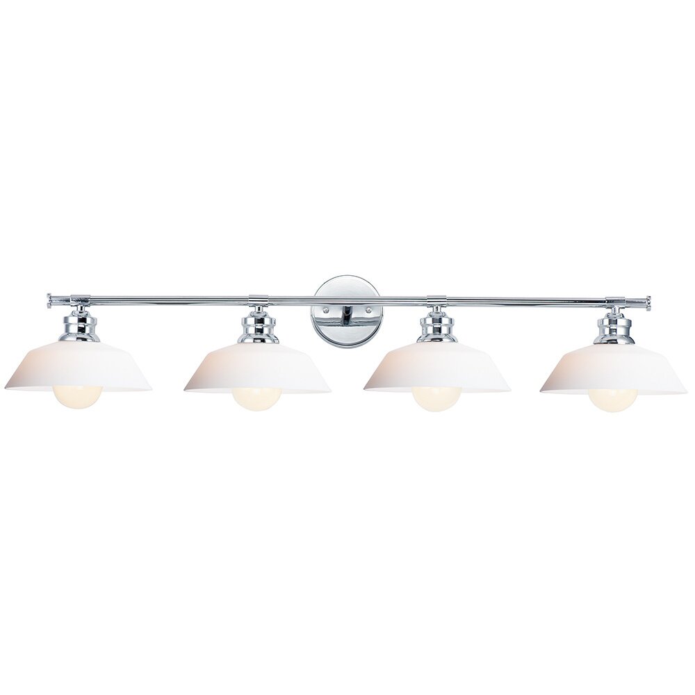 4-Light Wall Sconce in Polished Chrome