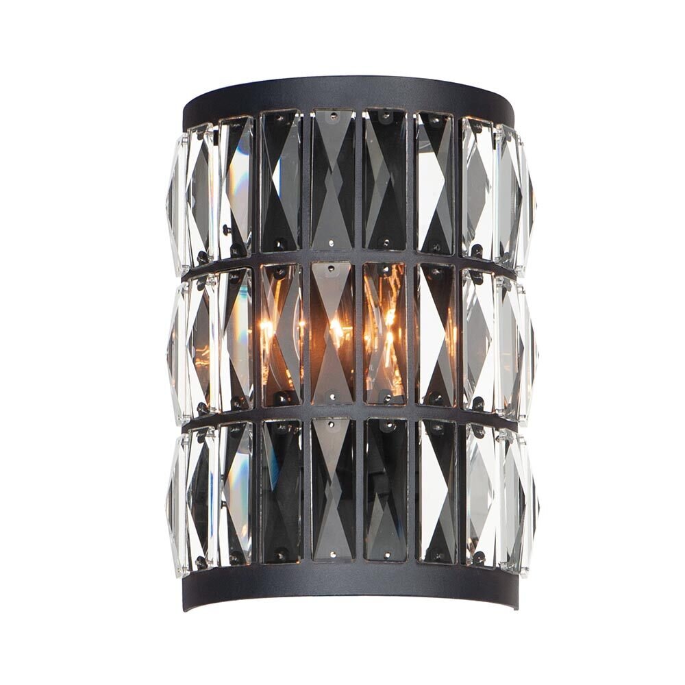 2-Light Wall Sconce in Black