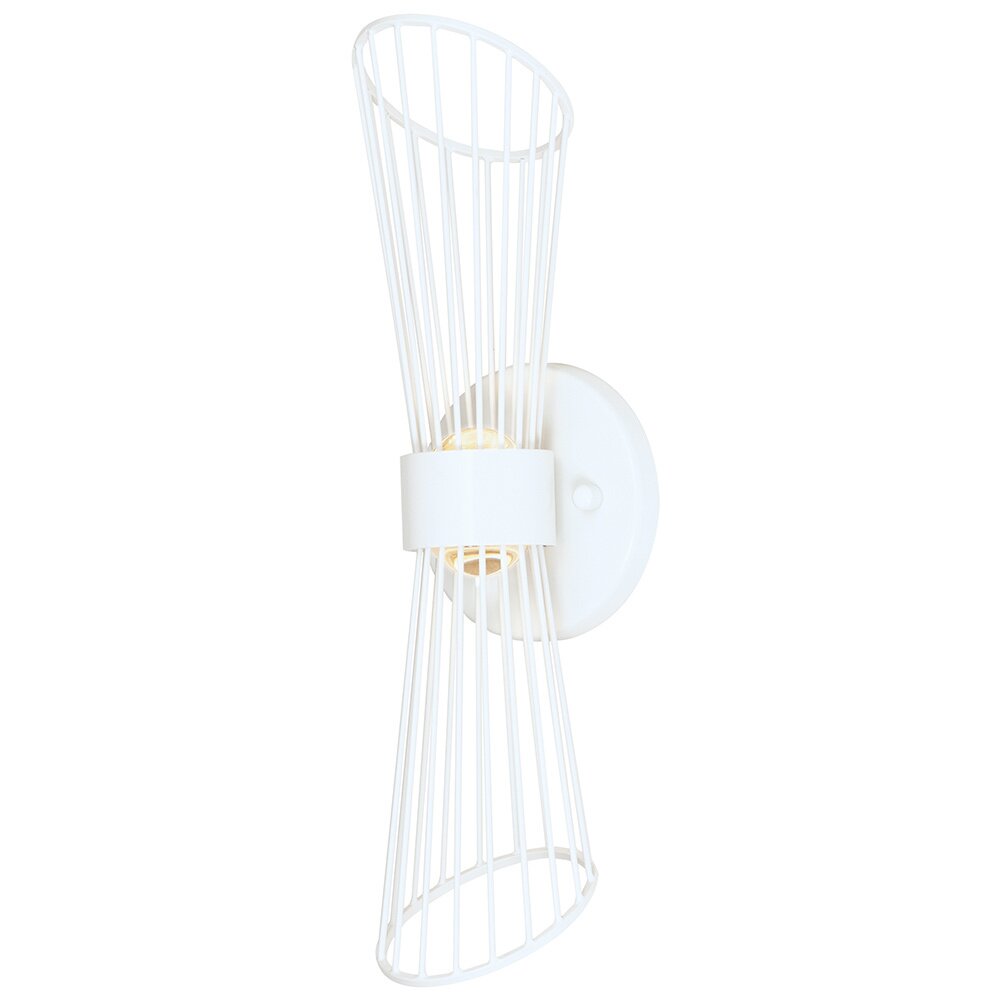 LED Wall Sconce in Matte White