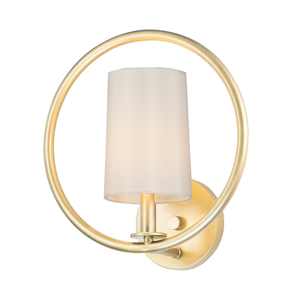 1-Light Wall Sconce in Natural Aged Brass