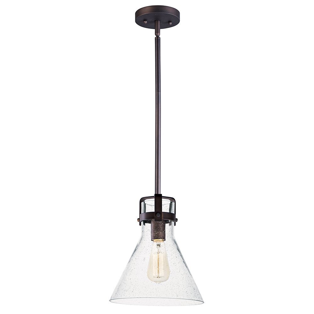 1-Light Pendant With Bulb in Oil Rubbed Bronze