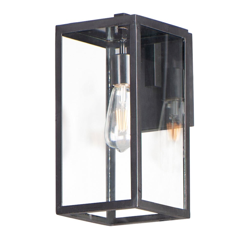 1-Light Small Outdoor Wall Sconce in Dark Bronze