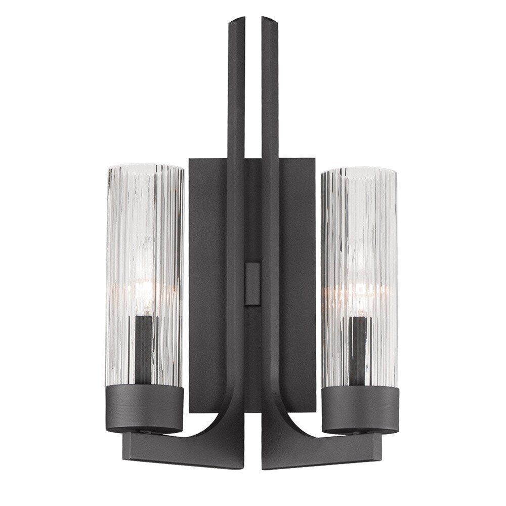2-Light Wall Sconce in Anthracite