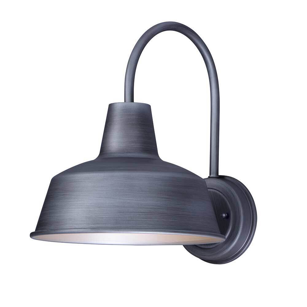 1-Light Outdoor Wall Sconce in Weathered Zinc